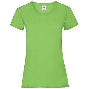 Fruit of the Loom Shirt à Manches Courtes Femme (XL) (Vert Citron) - Publicité