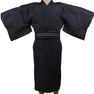 Fancy Pumpkin Yukata Japonais Kimono Japonais pour Femmes Accueil Robe Robe de Chambre Taille L-C6 - Publicité