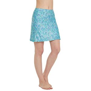 Westkun Jupe Short Femme Chic Jupes de Tennis Ete Longues Taille Haute Skort Légères Athlétiques Jupes-Shorts de Golf avec Poches Courtes Paisley Vert XXL - Publicité