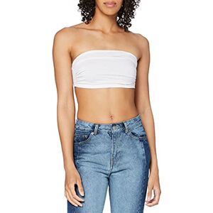 Urban Classics Ladies Bandeau T-Shirt de Sport, Blanc (White), (Taille Fabricant: XS) Femme - Publicité