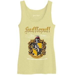 Harry Potter « Hufflepuff Logo »  Débardeur Femme, Jaune, Taille M - Publicité