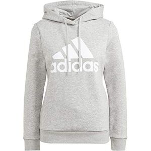Adidas Loungewear Essentials Logo Fleece Sweat à Capuche Femme, Mgreyh/Blanc, L - Publicité