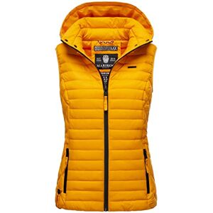 MARIKOO Gilet à capuche mi-saison pour femme B915, jaune, XXXL - Publicité