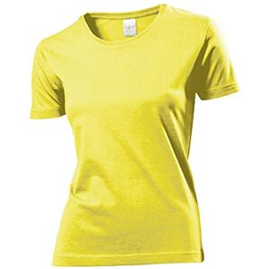 Unbekannt T-shirt classique pour femmes, taille S, M, L, XL Large Yellow - Publicité