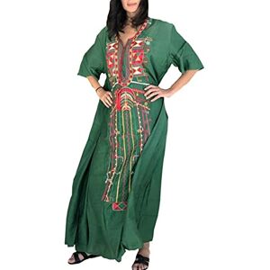 YOUKD Demi Manches Longues Kaftan Bohemian Homewear Beach Bikini Coverups Maxi Robe pour Femme - Publicité