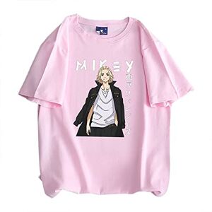 jiminhope Tokyo Revengers t-Shirt Unisexe été décontracté Confortable Coton t-Shirt Anime drôle imprimé Hauts Noirs - Publicité