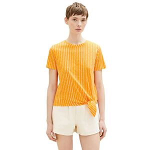 TOM TAILOR Denim  T-Shirt, 31713-Mango Batik Vichy Print, M Femme - Publicité