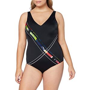 Fashy Damen Badeanzug Maillot de Bain Une pièce Femme, Motif Multicolore, 46C - Publicité