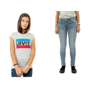 Levis Kids LVG Sportswear Logo Tee and 710 Super Skinny Jean - Publicité