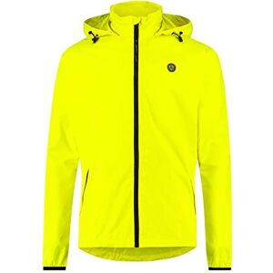 AGU GO Essential Manteau Imperméable Femme et Homme, Polyester Recyclé, Etanche, Unisex Jaune L - Publicité