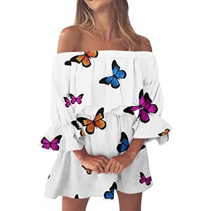 NNGOTD Robe Ete Femme Longue Fluide Licou Wrap Maxi Longue Robe Florale découpée smockée ajustée Taille Plage Vacances Robe Maxi Longueur Short sous Robe Femme - Publicité