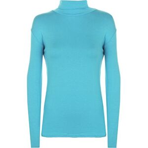 WearAll Pull uni à manches longues et col polo pour femme, turquoise, XX-Large plus - Publicité