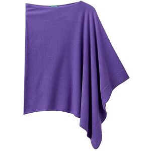 United Colors of Benetton Femme Cape  Poncho et capes tricotés, Violet 30 F, Taille unique - Publicité