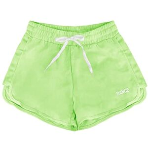 JOPHY & CO. Short de sport pour femme en coton avec cordon de serrage d'été confortable et respirant pour la maison décontractée Jogging Yoga et Fitness (cod. 7800), Vert 7812, XL - Publicité