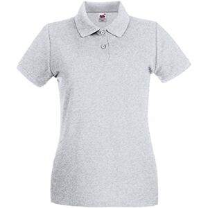 Fruit of the Loom Polo en 100 % coton pour femme Multicolore X-Small - Publicité