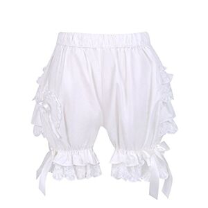 an*tai*na* Antaina Blanc Coton Volants Victorien Dentelle Lolita Pumpkin Shorts Pants Court Culotte Bouffantes - Publicité