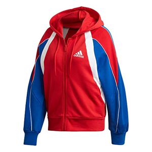 Adidas W AAC Hoodie Sweat-Shirt pour Femme L Multicolore (Escarl/azurea) - Publicité