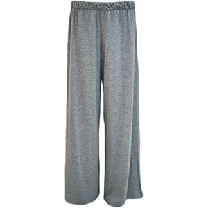 Générique Neuf Pour Femmes Jambe Large Bas Évasé Grande Taille Pantalon Palazzos Pantalon Uni 12-30 Gris Clair, Femme, 2XL (EU 48/50) - Publicité