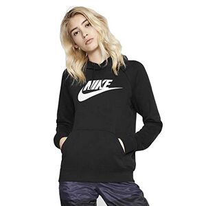 Nike Essential Sweat à Capuche Femme, Black/White, L - Publicité