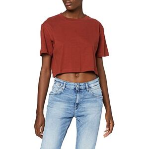 Urban Classics Ladies Short Oversized Tee T-Shirt Femme, Rojo (Rusty), M - Publicité