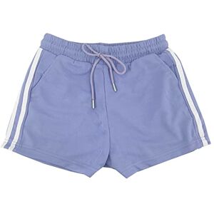 JOPHY & CO. Short de sport pour femme en coton avec cordon de serrage d'été confortable et respirant pour la maison décontractée Jogging Yoga et Fitness (cod. 7800), Violet 7813, XL - Publicité