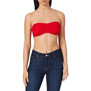 Urban Classics Ladies Laces Bandeau Débardeur, Rouge (Red 00199), L Femme - Publicité