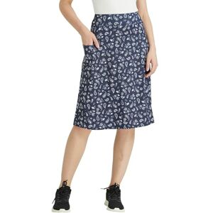 Westkun Jupe Culotte Femme Longue Grande Taille Jupe-Short de Tennis Plus Jupes avec Poches & Short Intégré Taille Haute Longueur Genou Active Jupe Short de Décontractée Marche Paisley XXL - Publicité