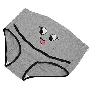 Entatial Culotte, bouton réglable sous-vêtements pour femmes respectueux de la peau pour l'heure du coucher pour la maison(Pantalon d'expression en coton couleur gris, XXL) - Publicité