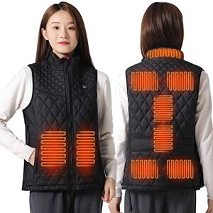 Oneshlee Gilet Chauffant Femme Usb, Gilet Sans Manche Femme Chauffant, Veste Chauffante Chasse, Vêtements Chauffé Électrique Température Réglable Imperméable En Extérieur Moto Randonnée Pêche (ir, 3XL) - Publicité