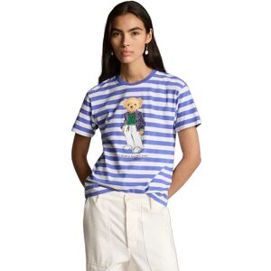 Polo Ralph Lauren T-shirt rayé en coton Bleu S femme - Publicité