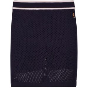 Jupes de tennis pour femmes Tommy Hilfiger Imd Slim Mesh Skirt - desert sky bleu marine M female - Publicité