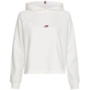 Sweat de tennis pour femmes Tommy Hilfiger Relaxed TH Graphic Hoodie - ecru blanc M female - Publicité