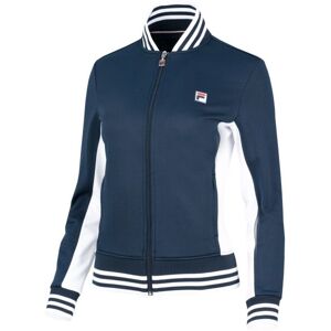 Sweat de tennis pour femmes Fila Jacket Georgia - peacoat blue/white stripes bleu marine XS female - Publicité