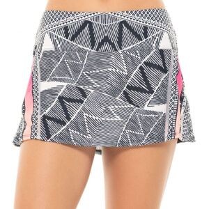 Jupes de tennis pour femmes Lucky in Love Long Santa Fe Glow Skirt - midnight multicolor L female - Publicité