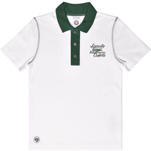 Lacoste Polo pour femmes Roland Garros Edition Cotton Pique Polo Shirt - white blanc XXL female - Publicité