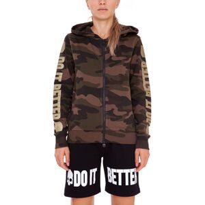 Sweat de tennis pour femmes Hydrogen Do It Better FZ Hoodie - camouflage moro XS female - Publicité