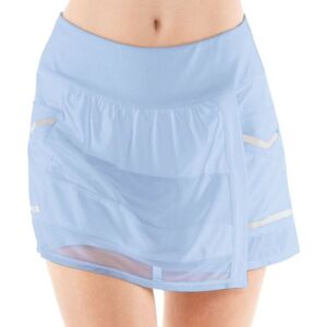 Jupes de tennis pour femmes Lucky in Love Tech Performance Long Cargo Mesh Skirt - placid bleu S female - Publicité