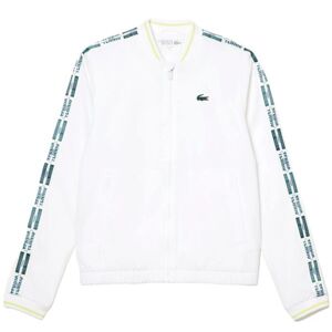 Sweat de tennis pour femmes Lacoste Recycled Fiber Stretch Tennis Jacket - white blanc XS female - Publicité