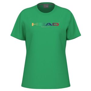 T-shirt pour femmes Head Rainbow T-Shirt - candy green vert XL female - Publicité