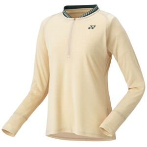 T-Shirt pour femmes (manches longues) Yonex RG Longsleeve T-Shirt - sand beige XL female - Publicité