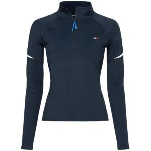 Sweat de tennis pour femmes Tommy Hilfiger Slim Rflective Thermal Jacket Long Sleeve - desert sky bleu marine XS female - Publicité