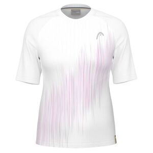 T-shirt pour femmes Head Performance T-Shirt - vivid pink/print perf white blanc XL female - Publicité