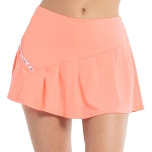 Jupes de tennis pour femmes Lucky in Love Liberty In Love Blossom Skirt - peach orange S female - Publicité