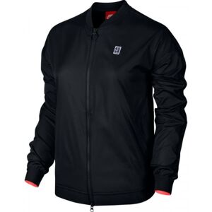 Nike Court Bomber EOS Jacket - black/hot punch/white noir XS unisex - Publicité