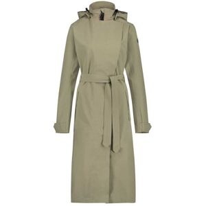 Veste imperméable long femme Agu Trench Coat Vert - Publicité