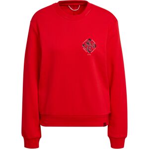 Sweatshirt femme adidas Five Ten Cropped Rouge - Publicité