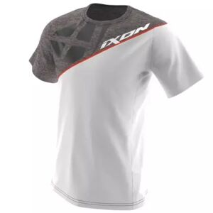T-Shirt Ixon Faster Gris Blanc - Publicité