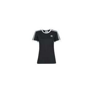 T-shirt adidas 3 STRIPES TEE Noir FR 34,FR 36,FR 48,FR 50 femmes - Publicité