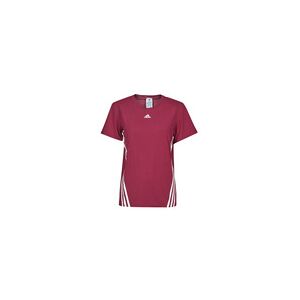 T-shirt adidas TRAIN WTR ICNS 3 Stripes T-SHIRT Bordeaux EU XS femmes - Publicité