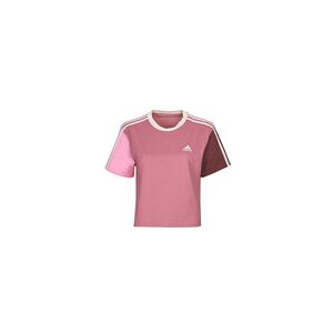 adidas T Shirt 3s Cr Top - Bordeaux - Women - Publicité